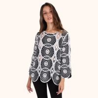 R&F Top en dentelles K003-ROSA