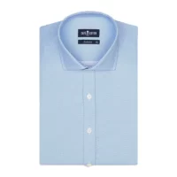 Café Coton Chemise cintrée Come en chevron ciel