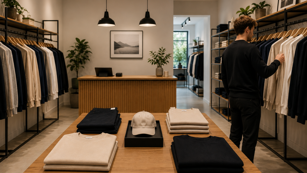 Vendre sa marque de vêtements en boutique